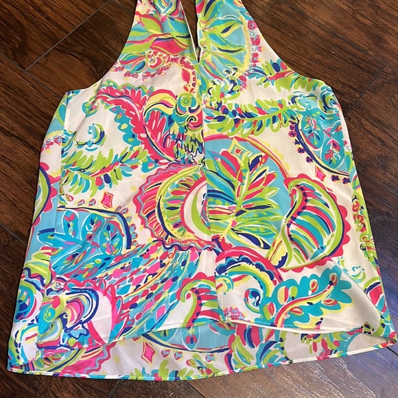 Lilly Pulitzer Cassandra Silk Top - Picture 9 of 10
